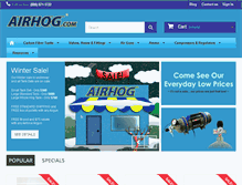Tablet Screenshot of airhog.com